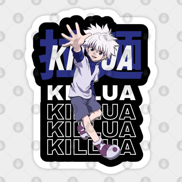 killua Sticker by artoriaa